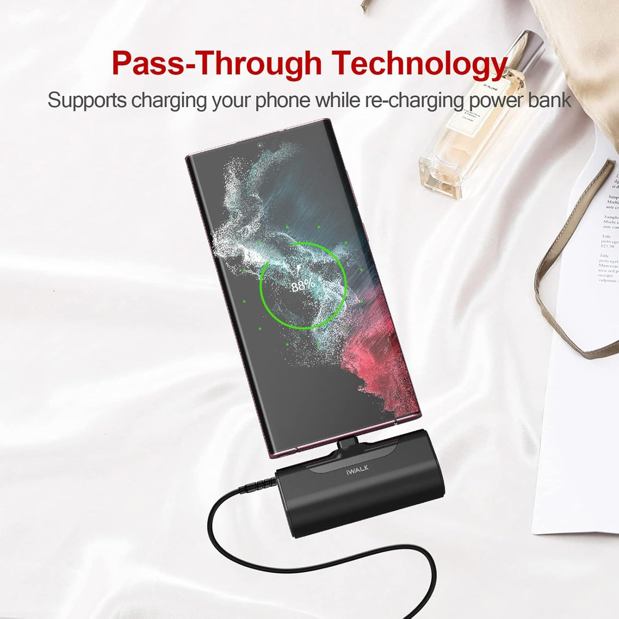 Cargador portátil USB C Paquete de batería para celular