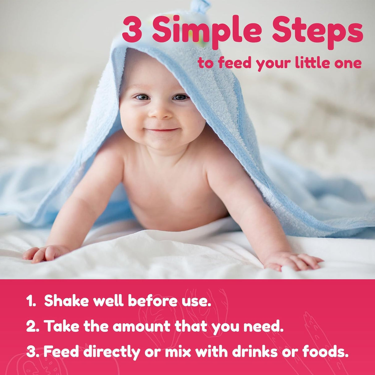 Suplemento Gotas de hierro liposomal líquido para bebés