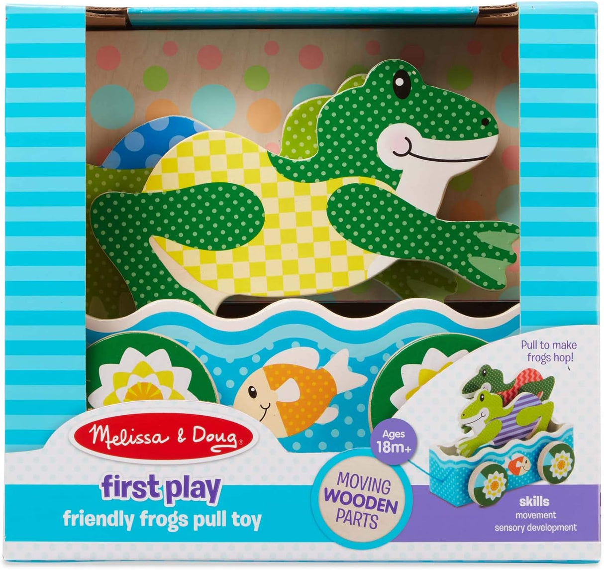 Juguete de arrastre ranas amigables - Melissa & Doug - FIRST PLAY