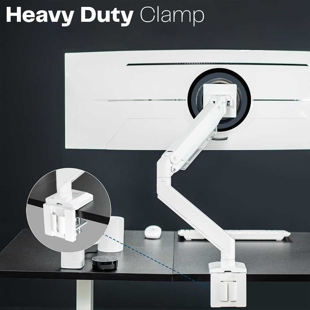 Soporte de Monitor VIVO, Brazo Ajustable para Pantallas 49 STAND-V101G1W