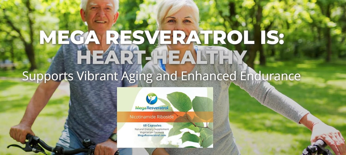 Mega Resveratrol Nicotinamida NR. 99% Puro, Micronizado, Vegano