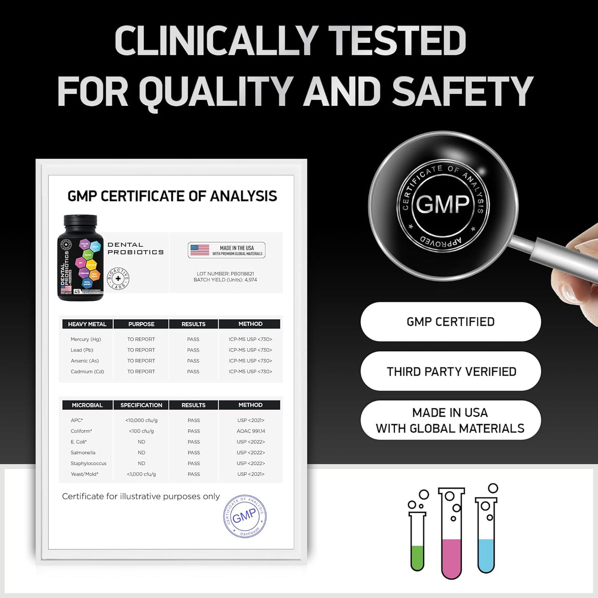 Probióticos Dentales Lactobacillus Salivarius - 45 Tabletas