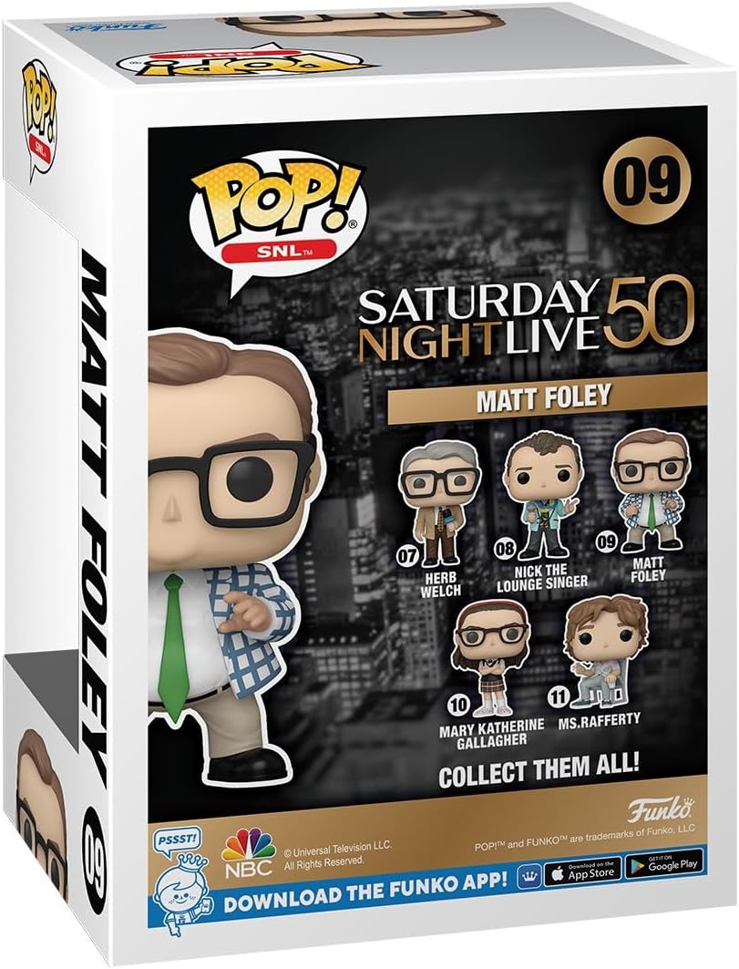 Funko Pop! SNL: 50 Aniversario - Matt Foley Figurita Coleccionable
