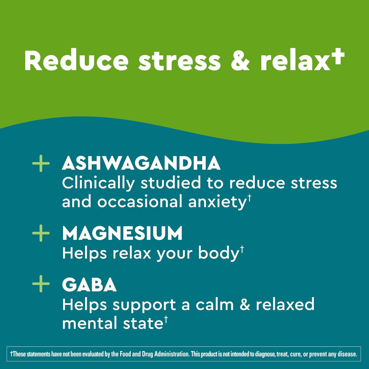 Suplemento Nature Made Wellblends calma mente y cuerpo