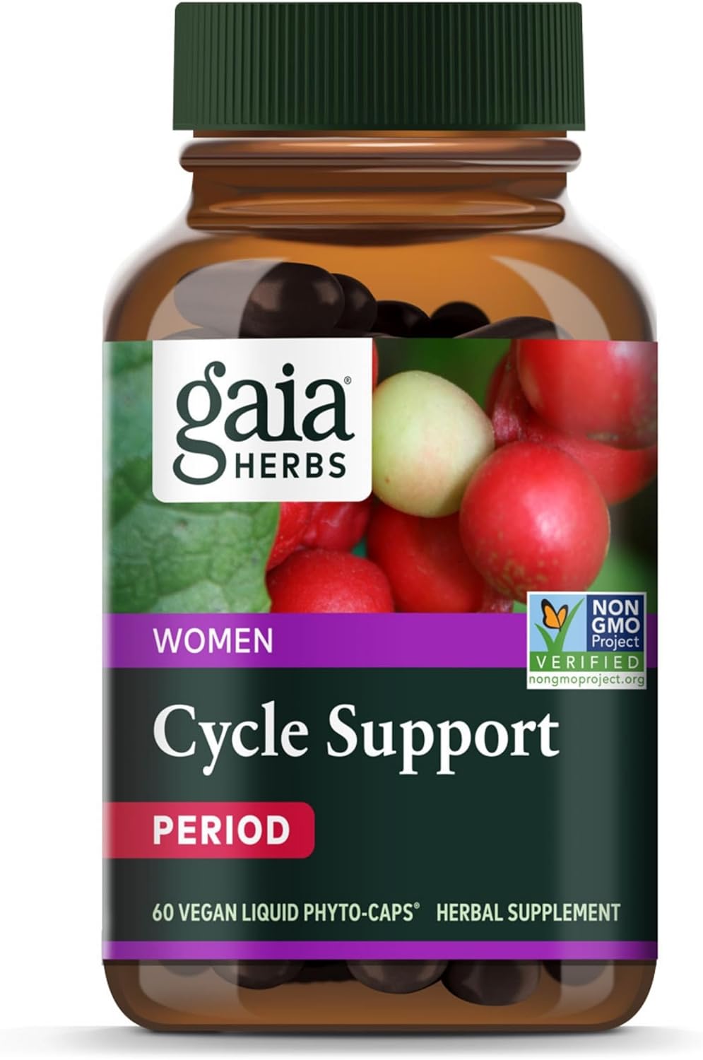 Gaia Herbs Soporte de ciclo de período - 60 cápsulas