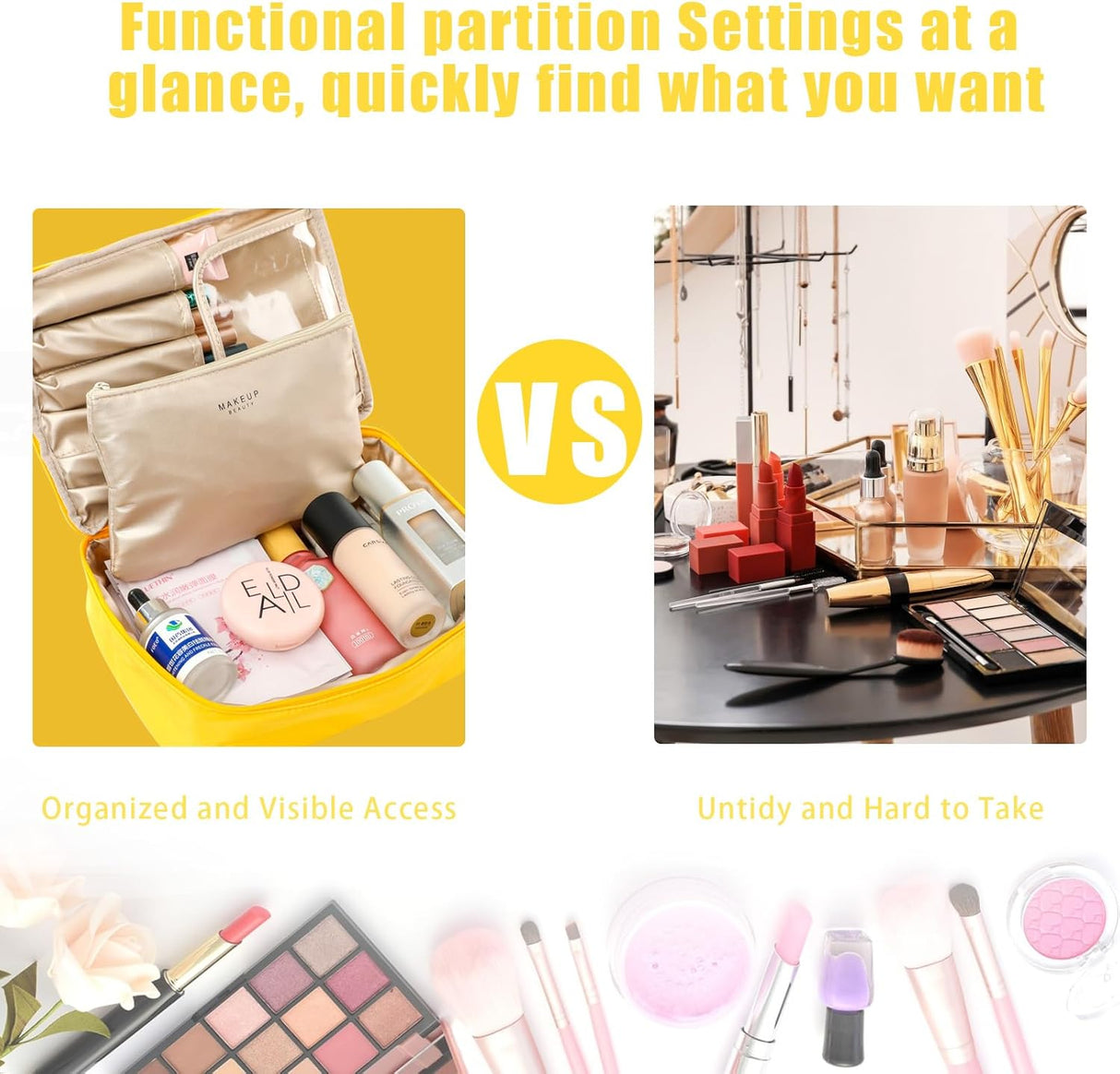 bolso viajero para maquillaje Queboom