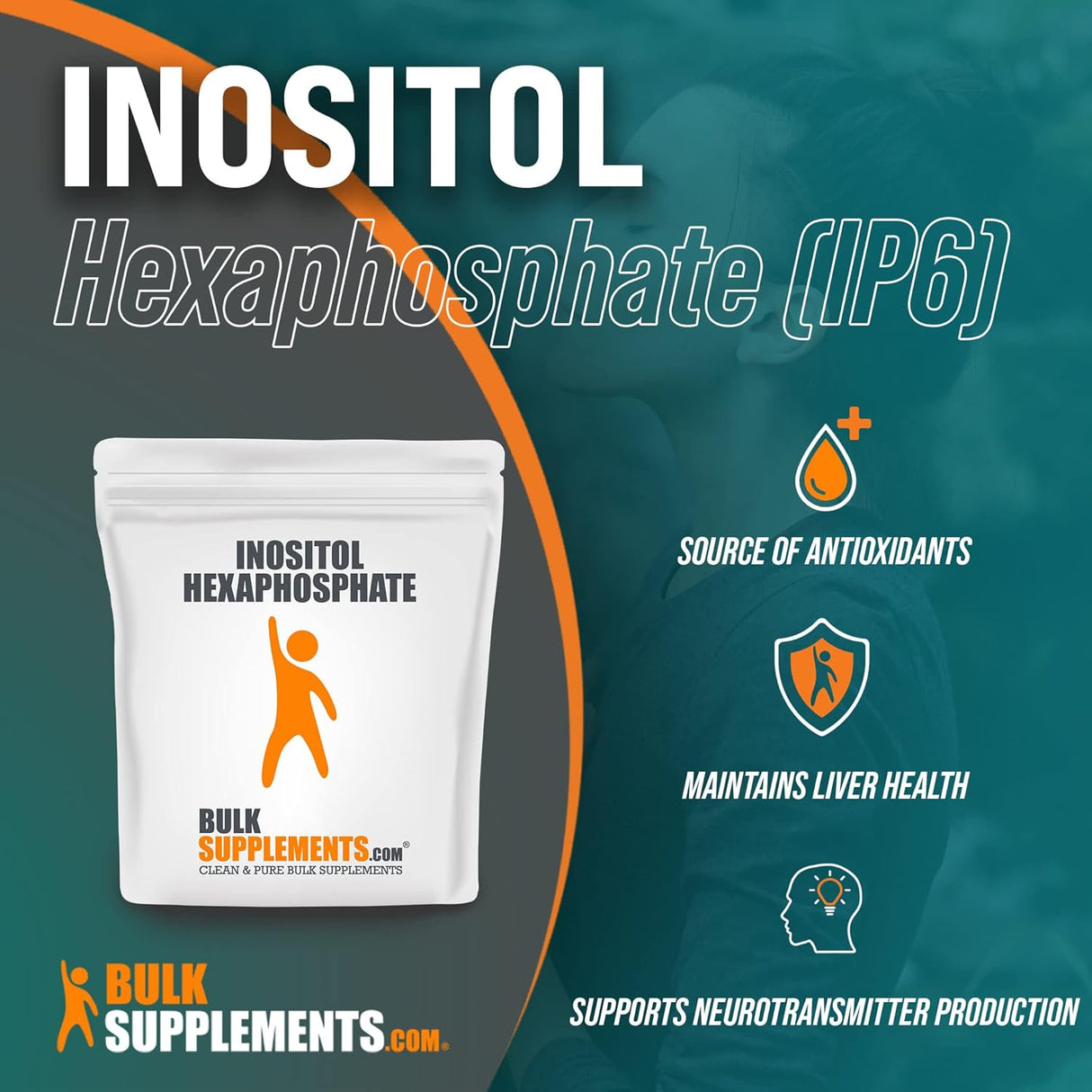 Suplemento IP6 en polvo hexafosfato de inositol antioxidante