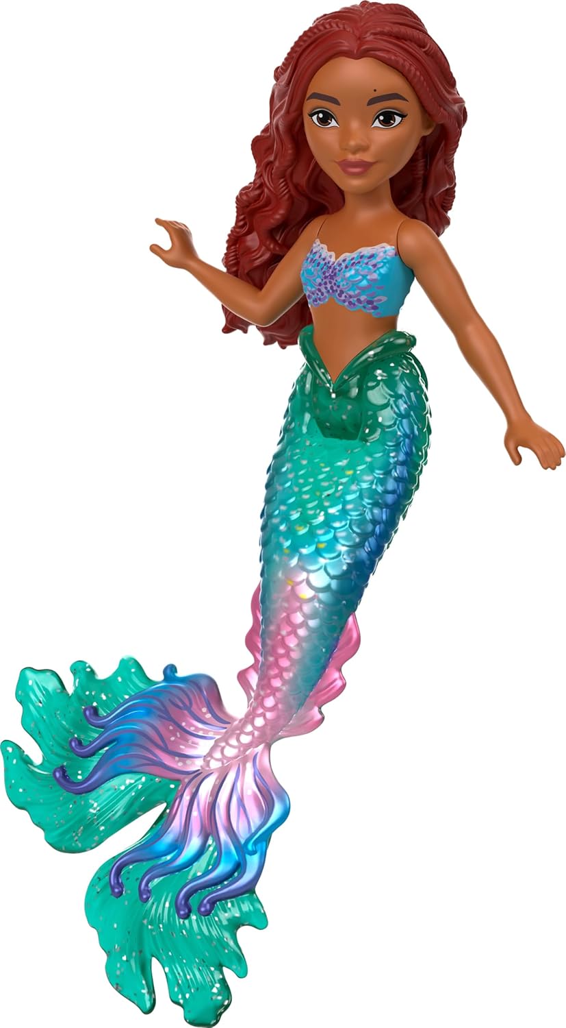 Muñeca Sirena Ariel Pequeña Disney con Cola de Firma, Juguete
