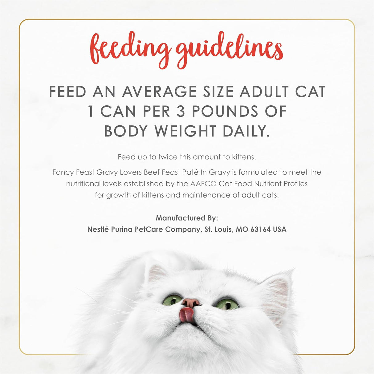 Comida Húmeda para Gatos Purina Fancy Feast con Salsa de Res