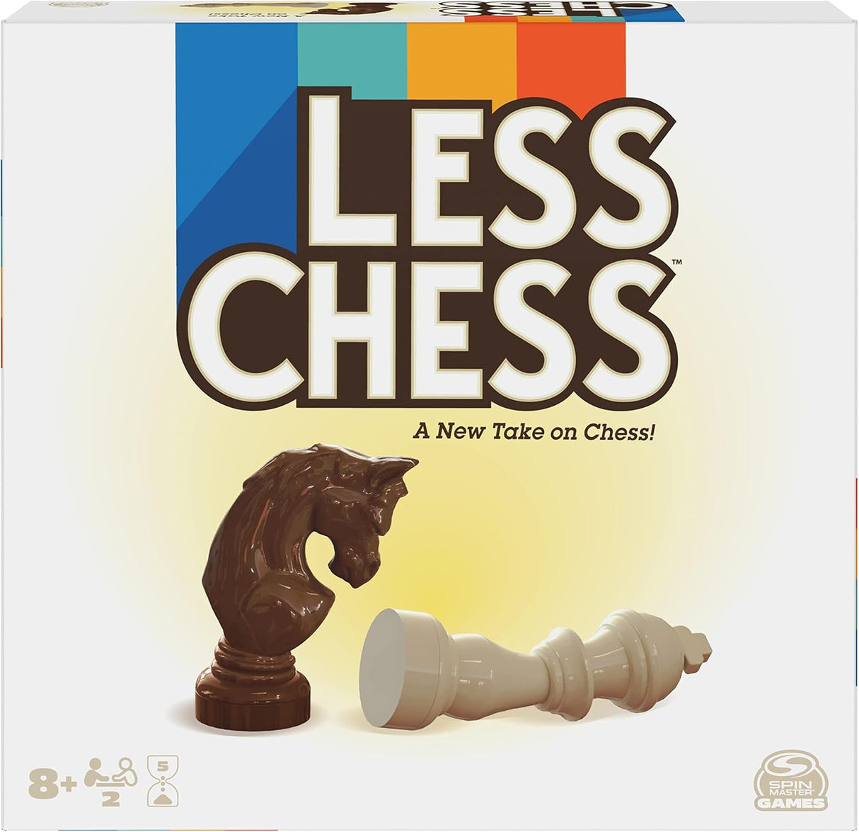 Less Chess - Spin Master - Juego de mesa 2 jugadores, 8+ años