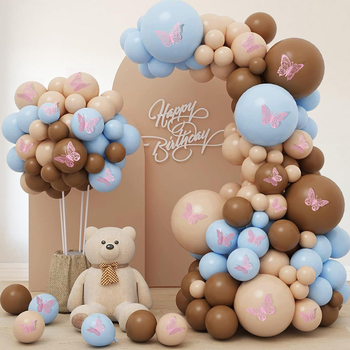 Decoración de mariposas 3D 72 Pcs Crosize para habitaciones