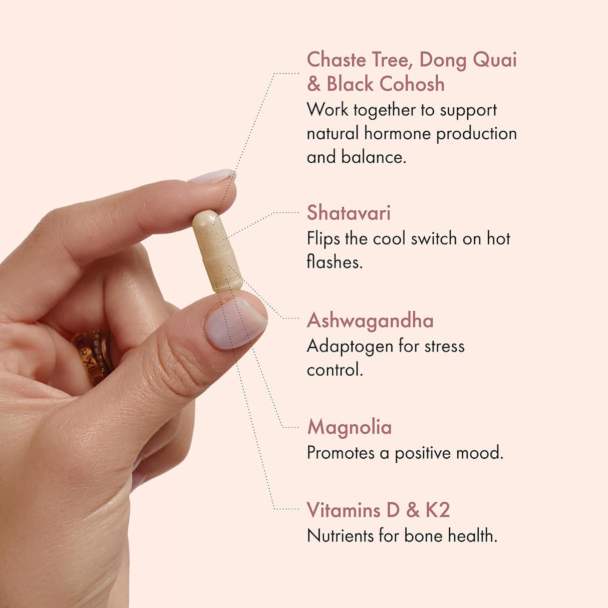 Suplemento de perimenopausia y menopausia Winged Wellness