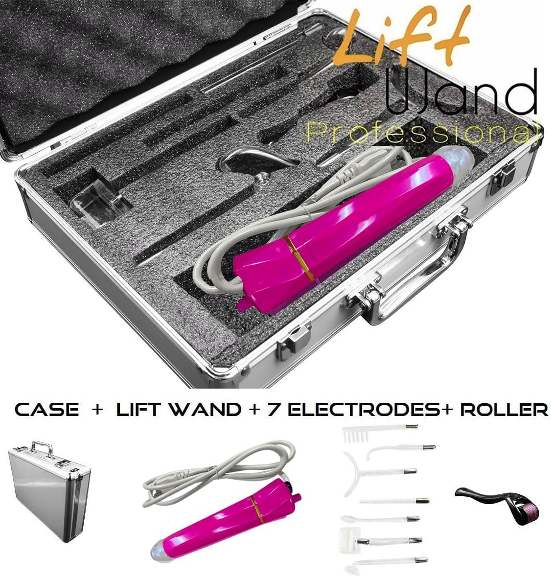 Varita Facial de Alta Frecuencia con 7 Electrodos