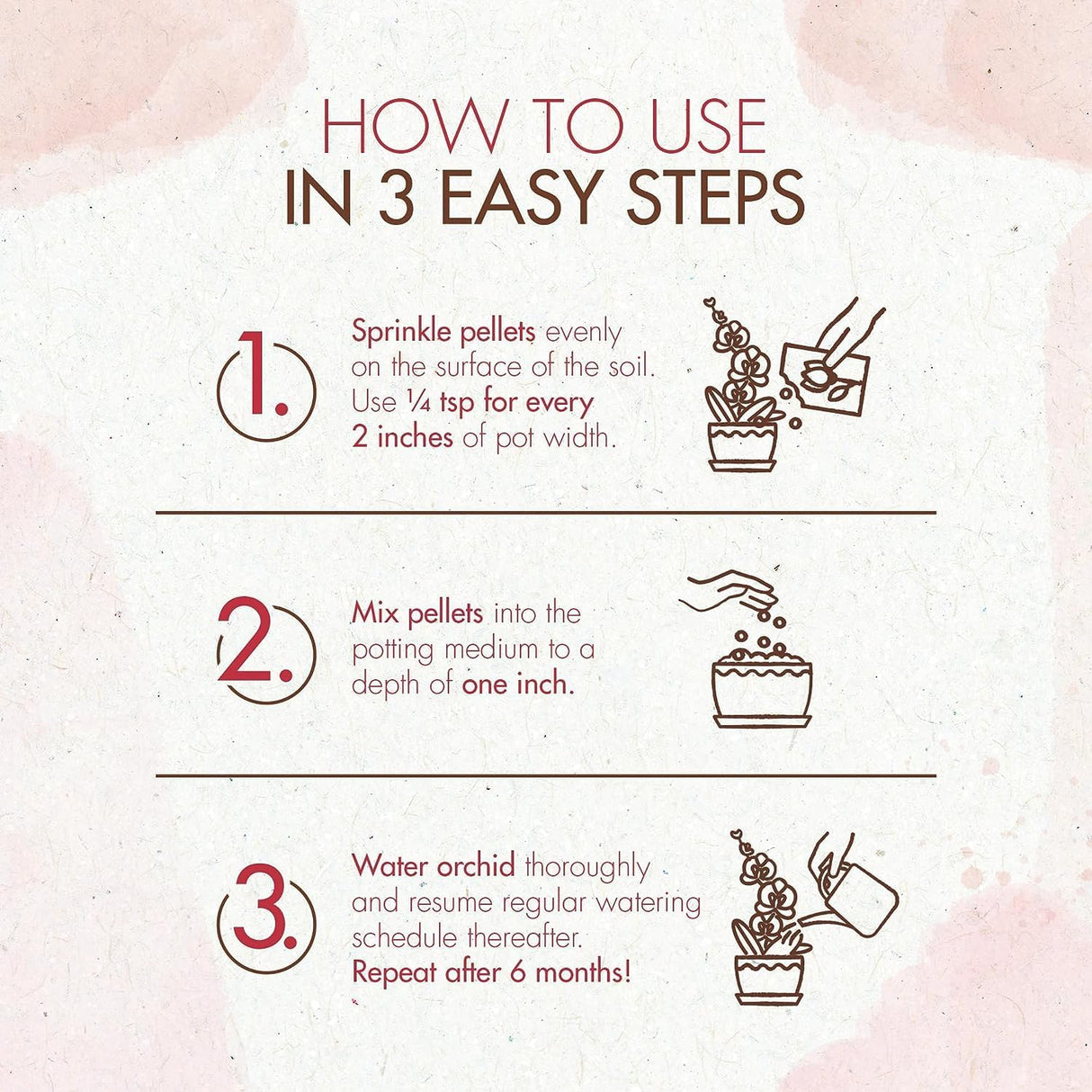 Abono para Orquídeas - Fertilizante de Liberación Lenta