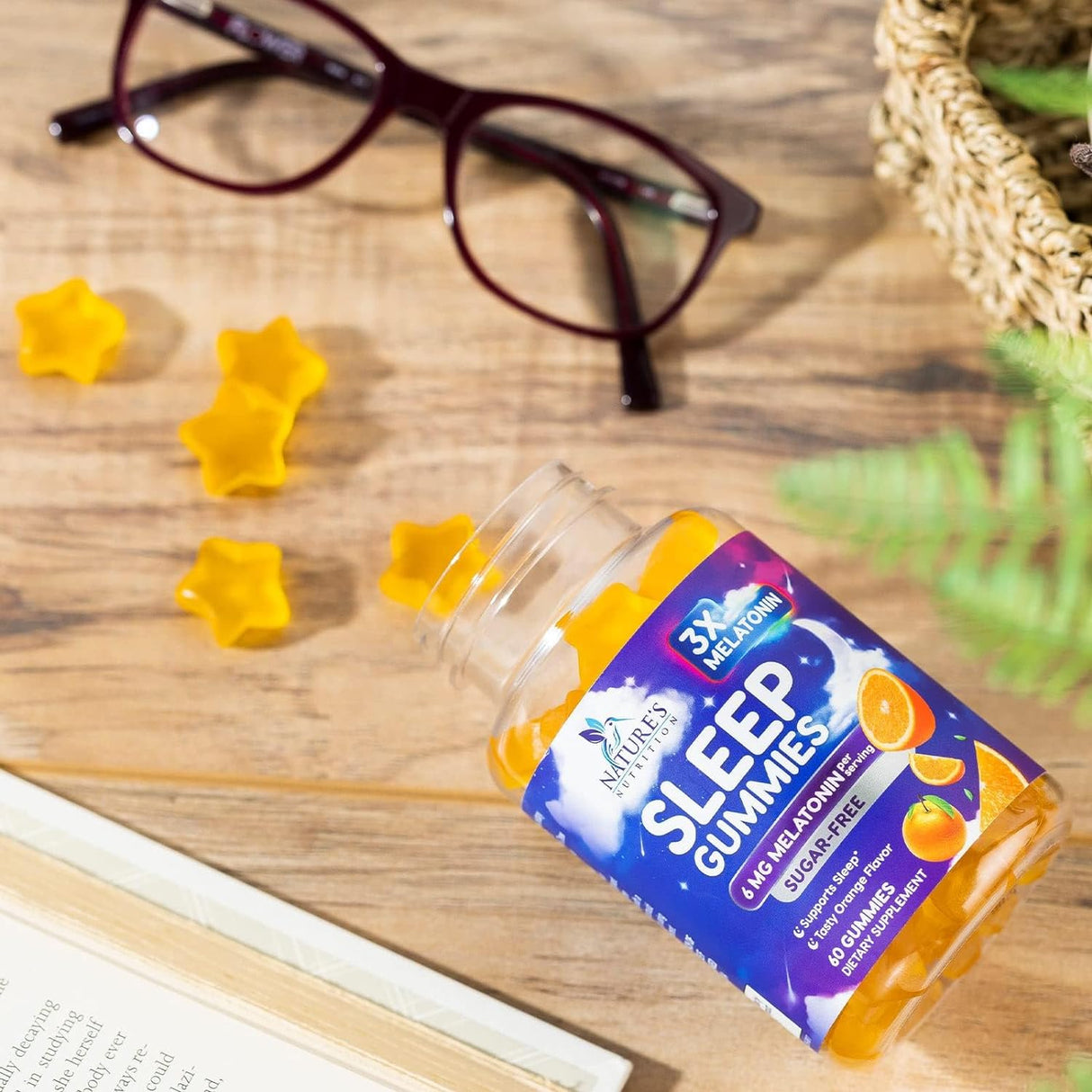 Gomitas para dormir sin azúcar naturales extra fuertes