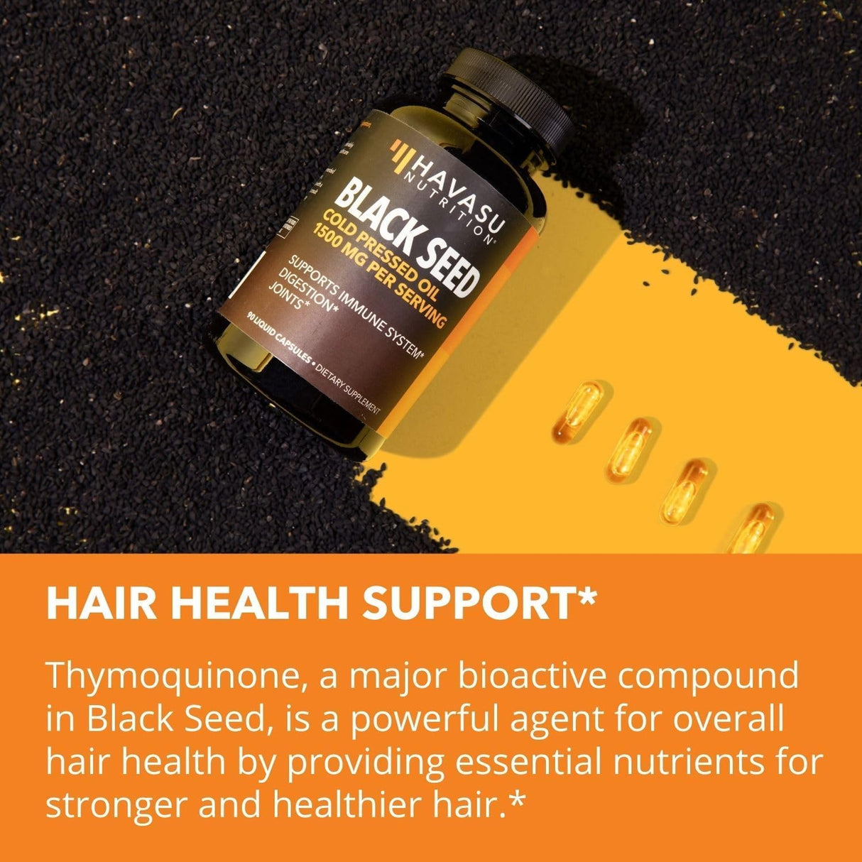 Cápsulas de Aceite de Semilla Negra para Salud Integral