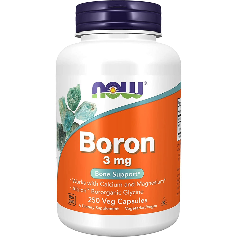 Suplementos Boro 3 mg 250 Cápsulas