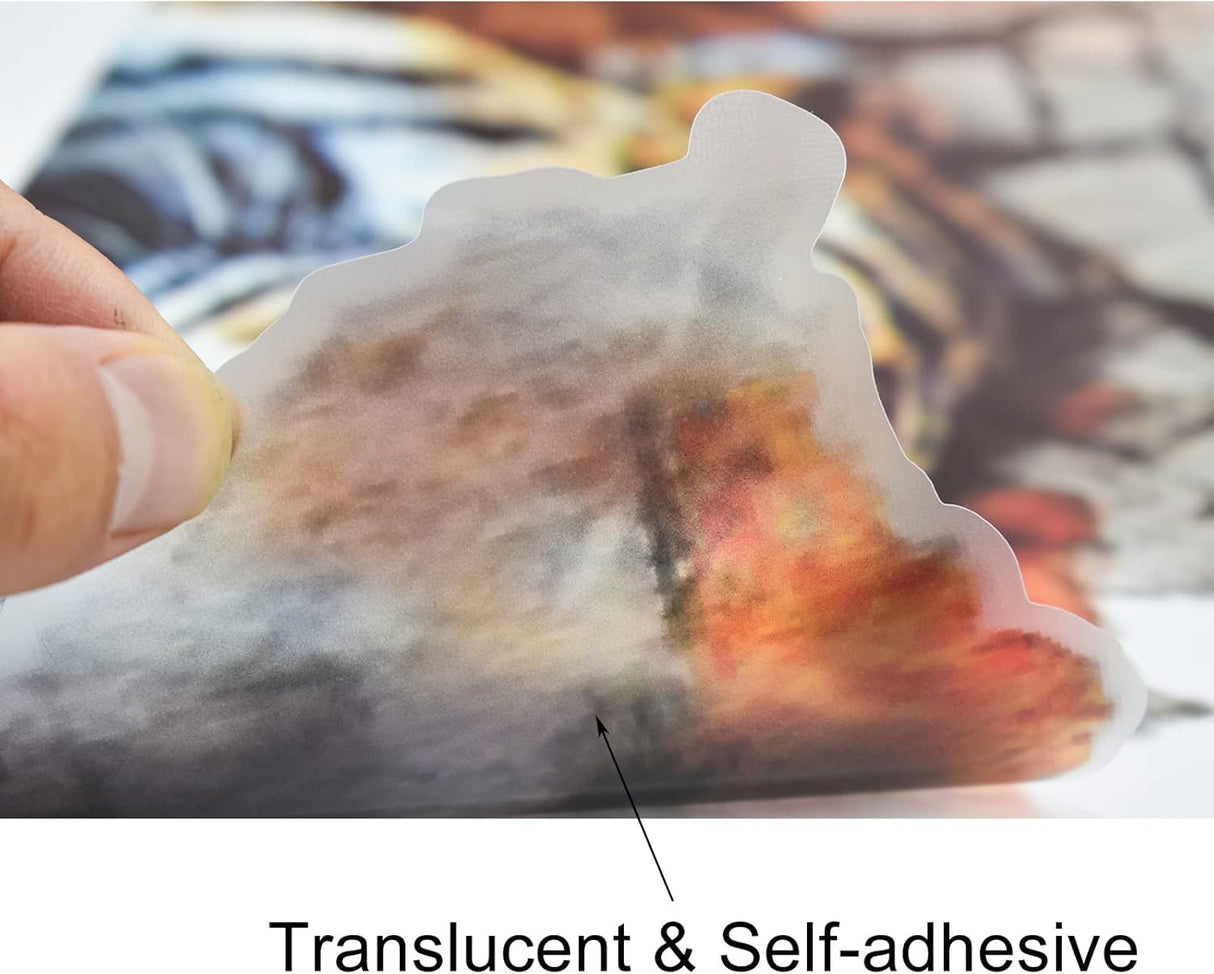 Decal 3D Tigre, Autoadhesivo, 23.62x23.62in, Mural Infantil