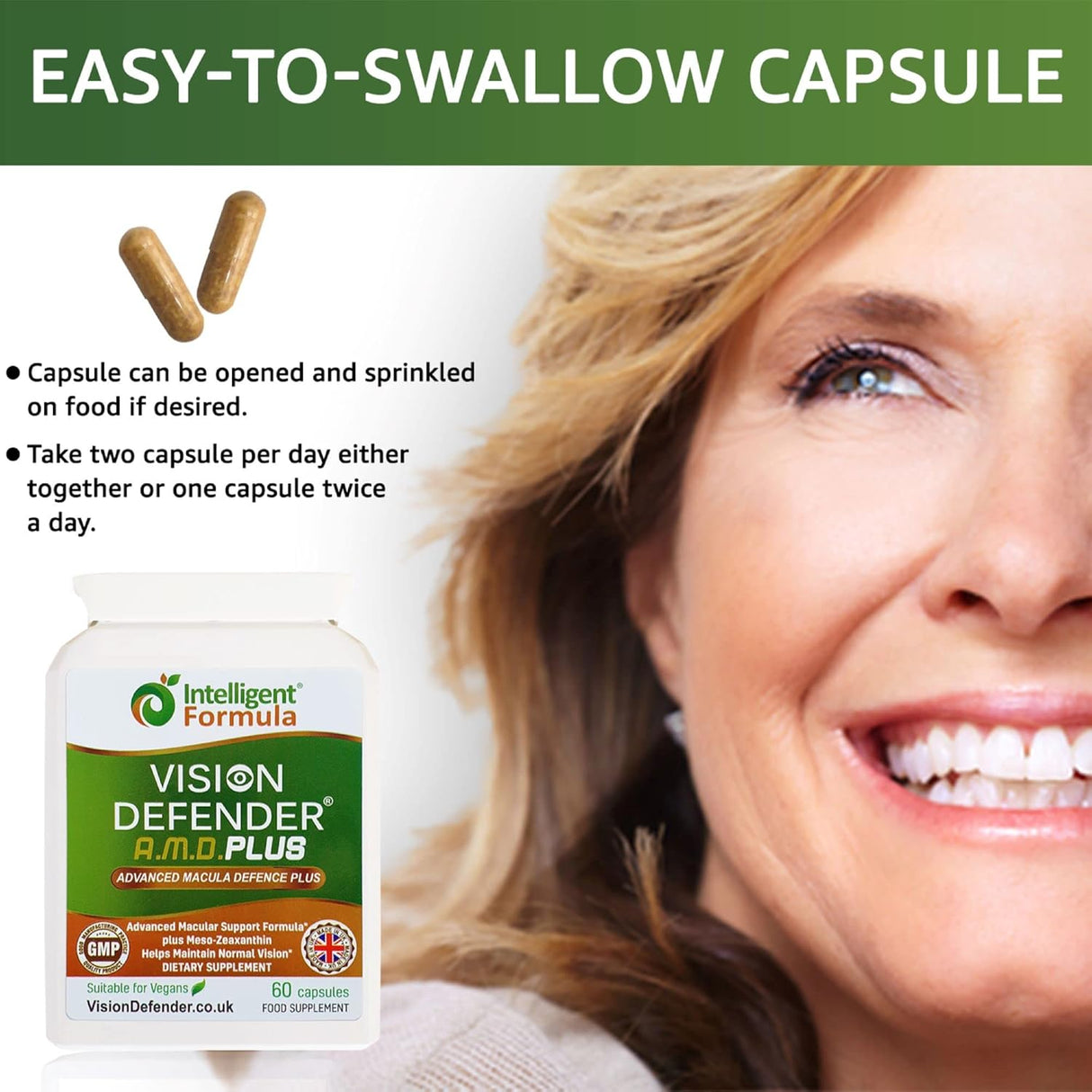 Suplemento para los ojos Vision Defender Plus Vitaminas