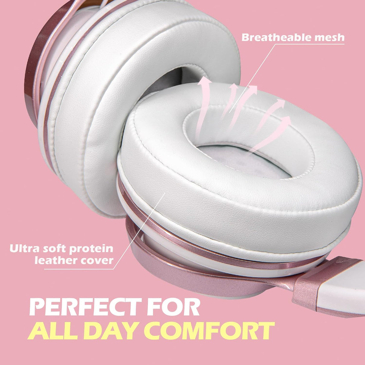 Auriculares AILIHE C8 para Niñas, Con Micrófono y Control de Volumen