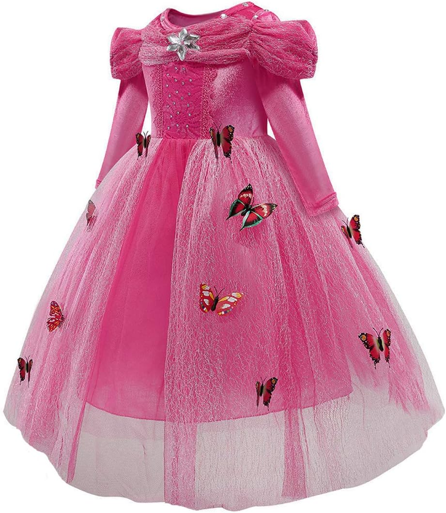 Disfraz de Princesa para Niñas, Fantasía, Mariposa, Modelo 2023