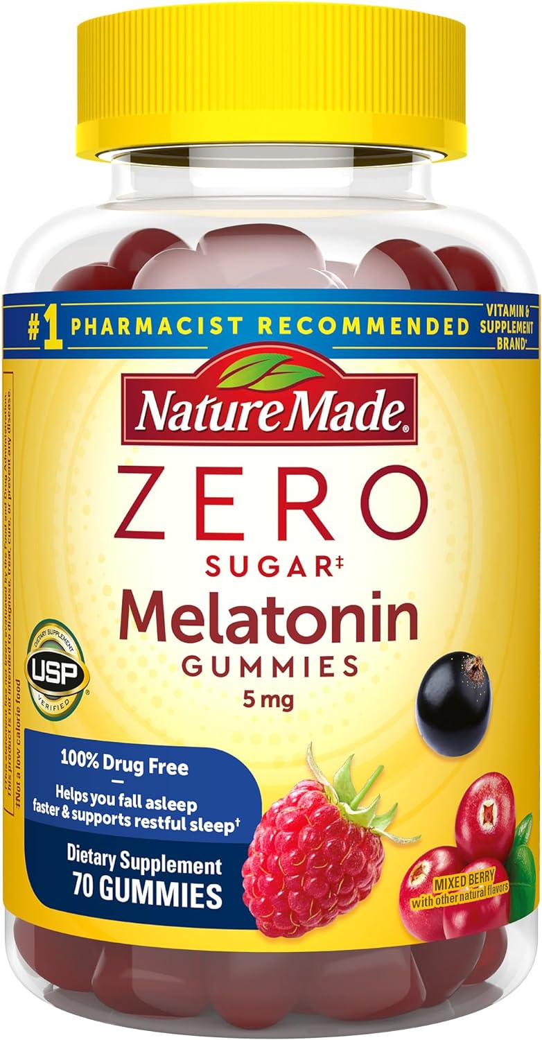 Gomitas extra fuertes de ciclo de sueño azúcar 100%