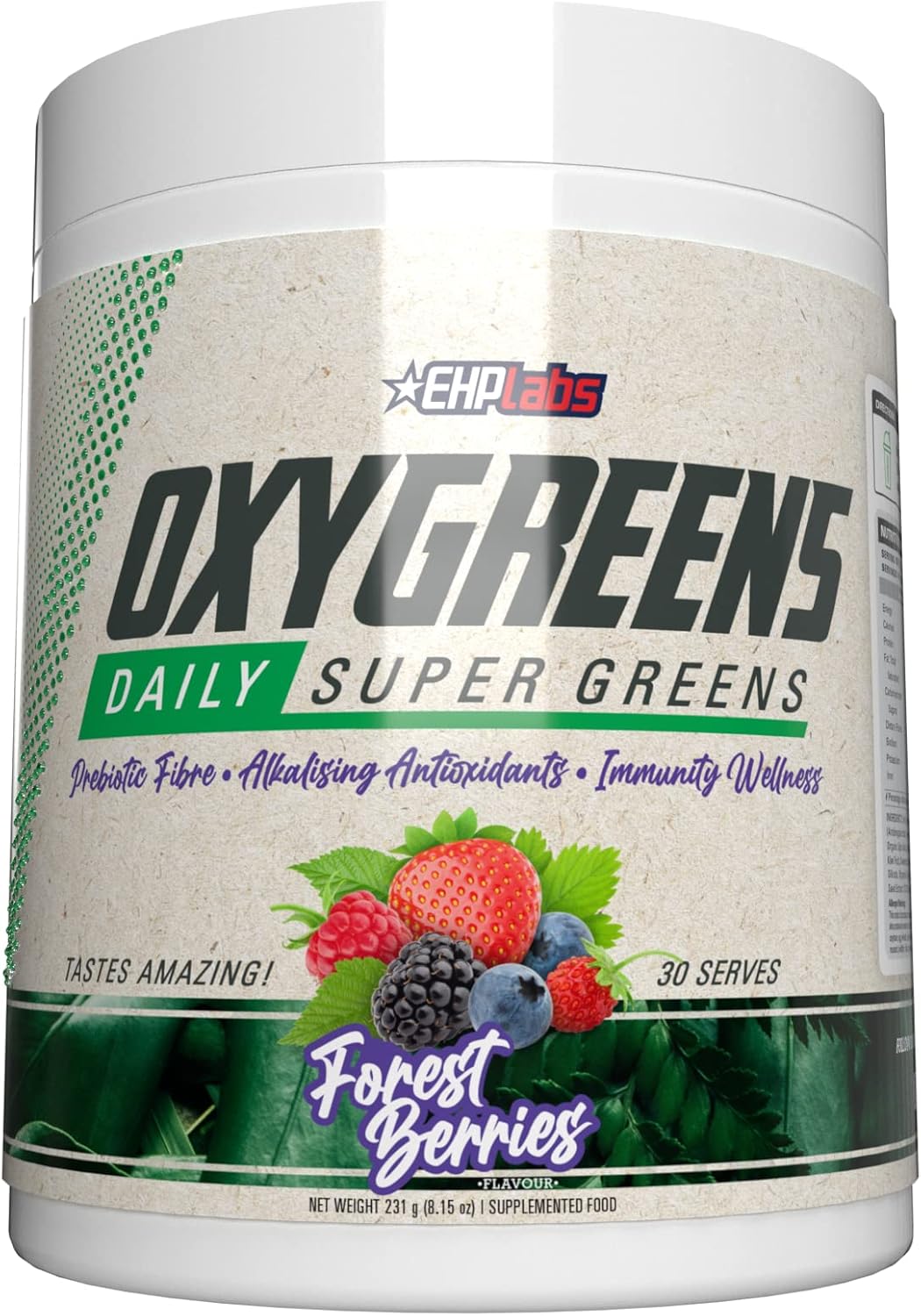 Suplementos Alimenticios de hierbas de espirulina con fibra