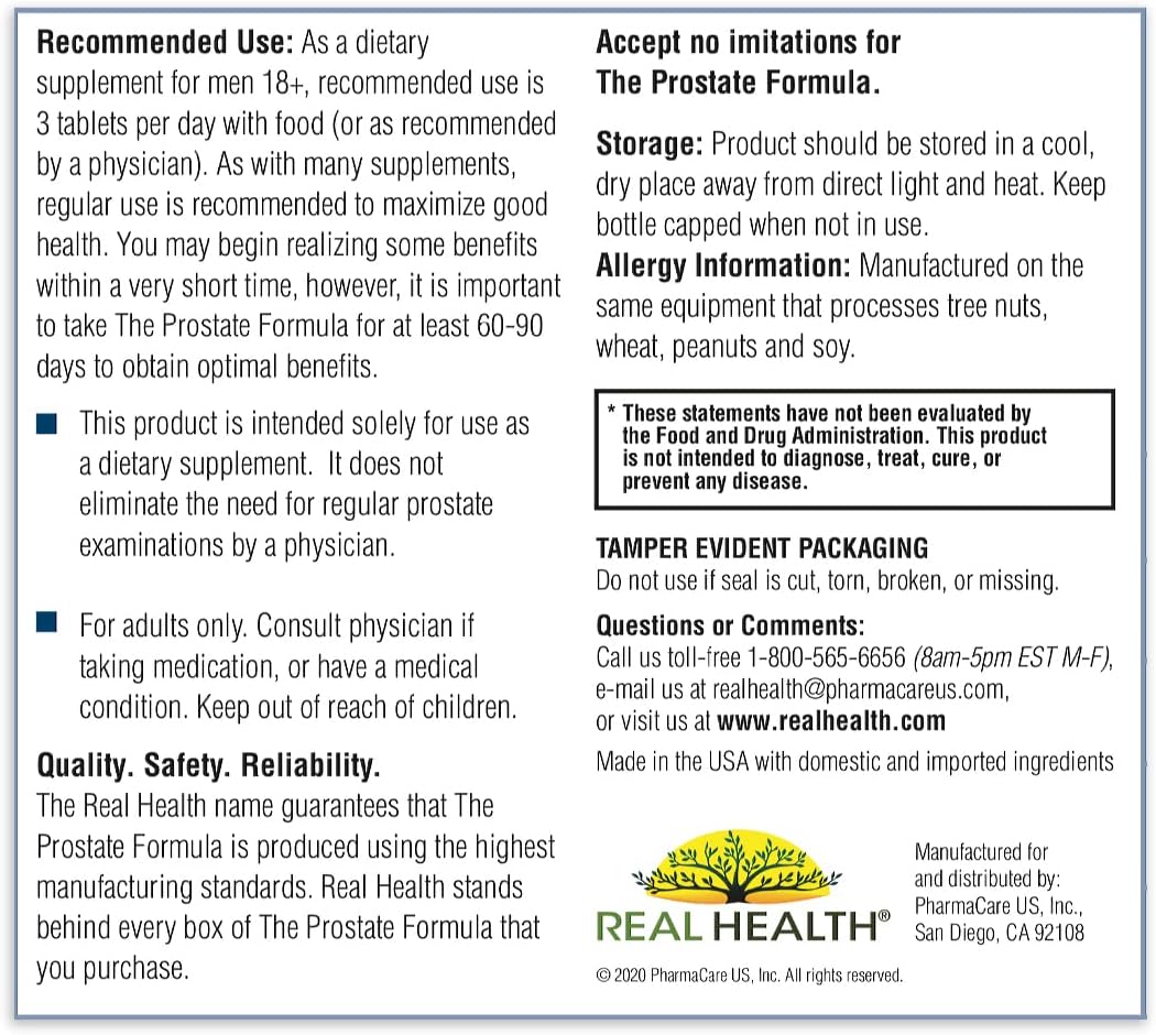 Suplemento La fórmula para la próstata con Saw Palmetto 270