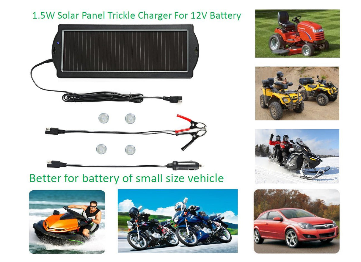 Cargador de batería para automóvil Panel solar