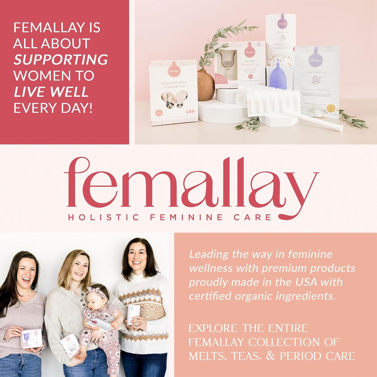 Femallay Vitamina E hidratante diaria para derretir vaginal