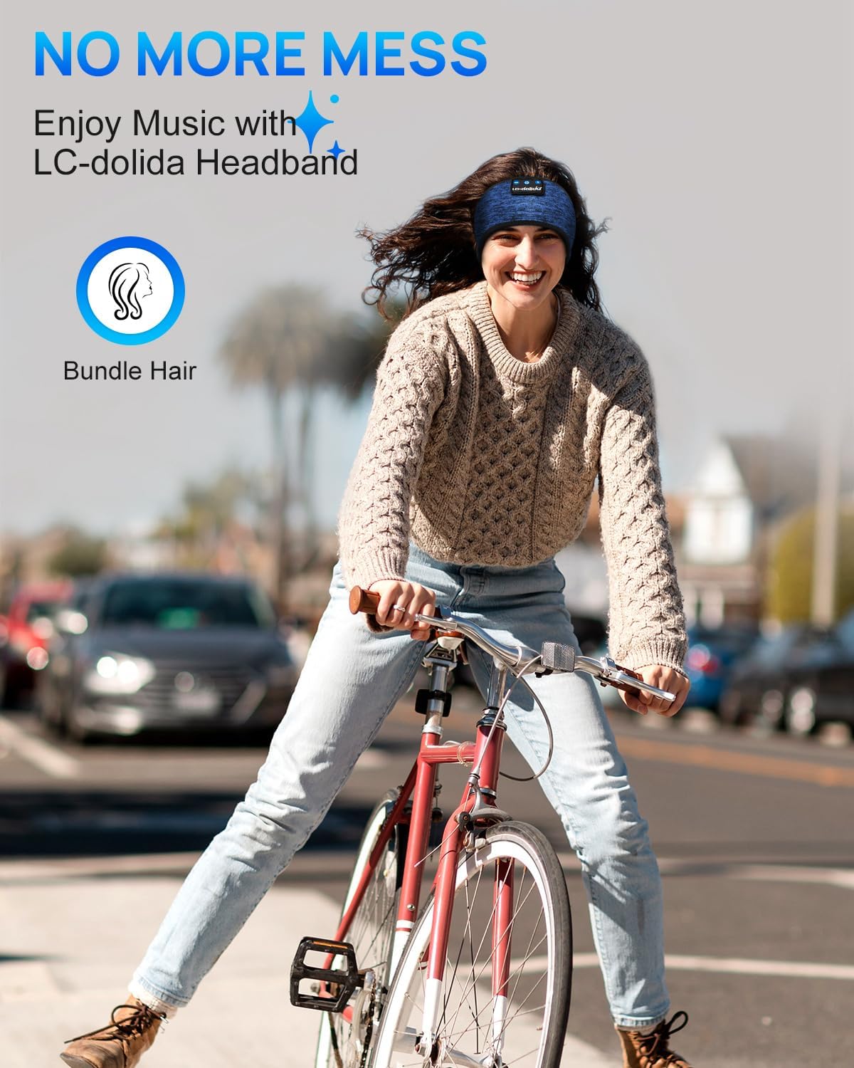 Auriculares de sueño Bluetooth LC-dolida para dormir cómodamente