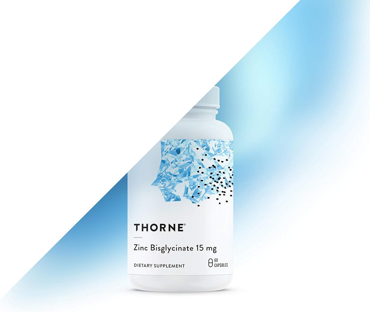 Suplementos Thorne Bisglicinato de zinc 15 mg para la piel