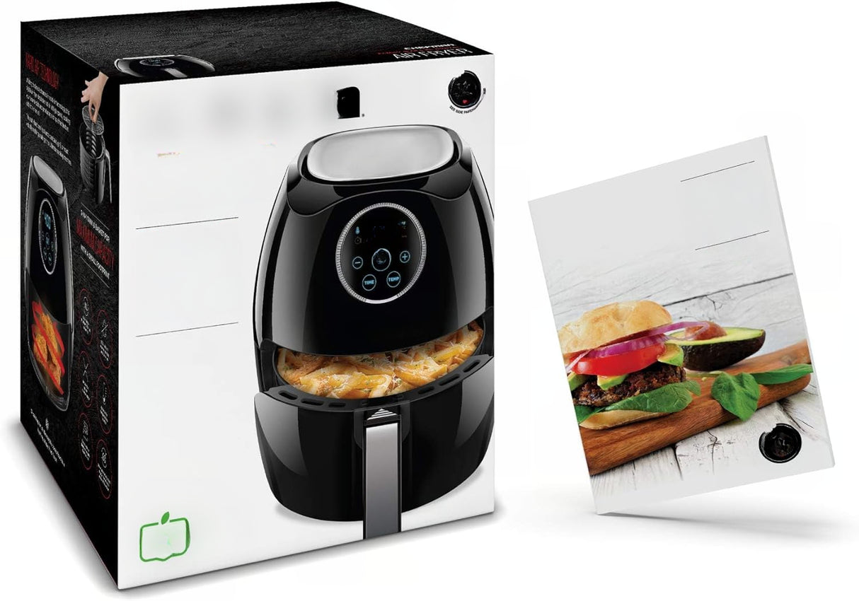 Freidora de Aire CHEFMAN 6.5 Qt, Digital, 4 Funciones, XL