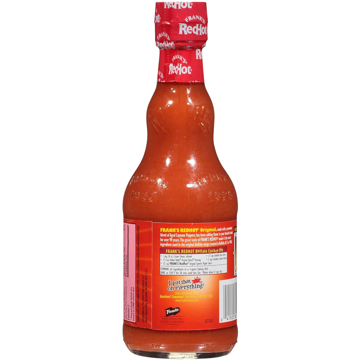 Salsa Picante Franks RedHot Original, 12 fl oz, Sabor Intenso