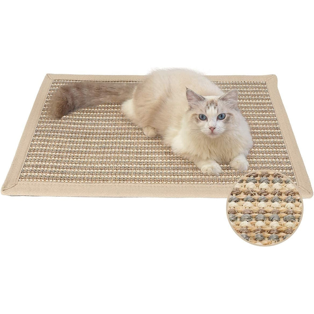 Alfombrilla de rascar para gatos tapete horizontal