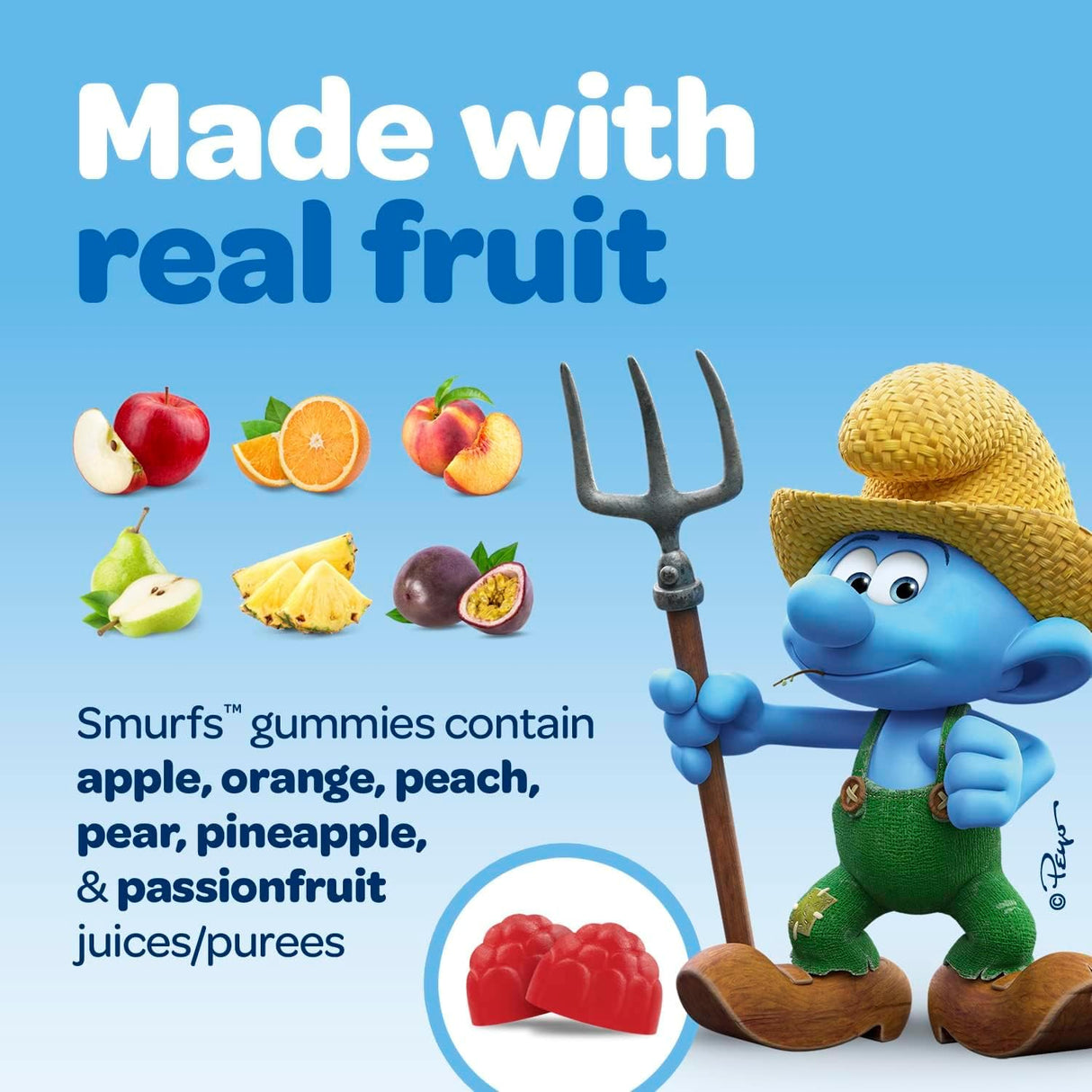 The Smurfs - Gomitas de para un sueño reparador de 1 mg