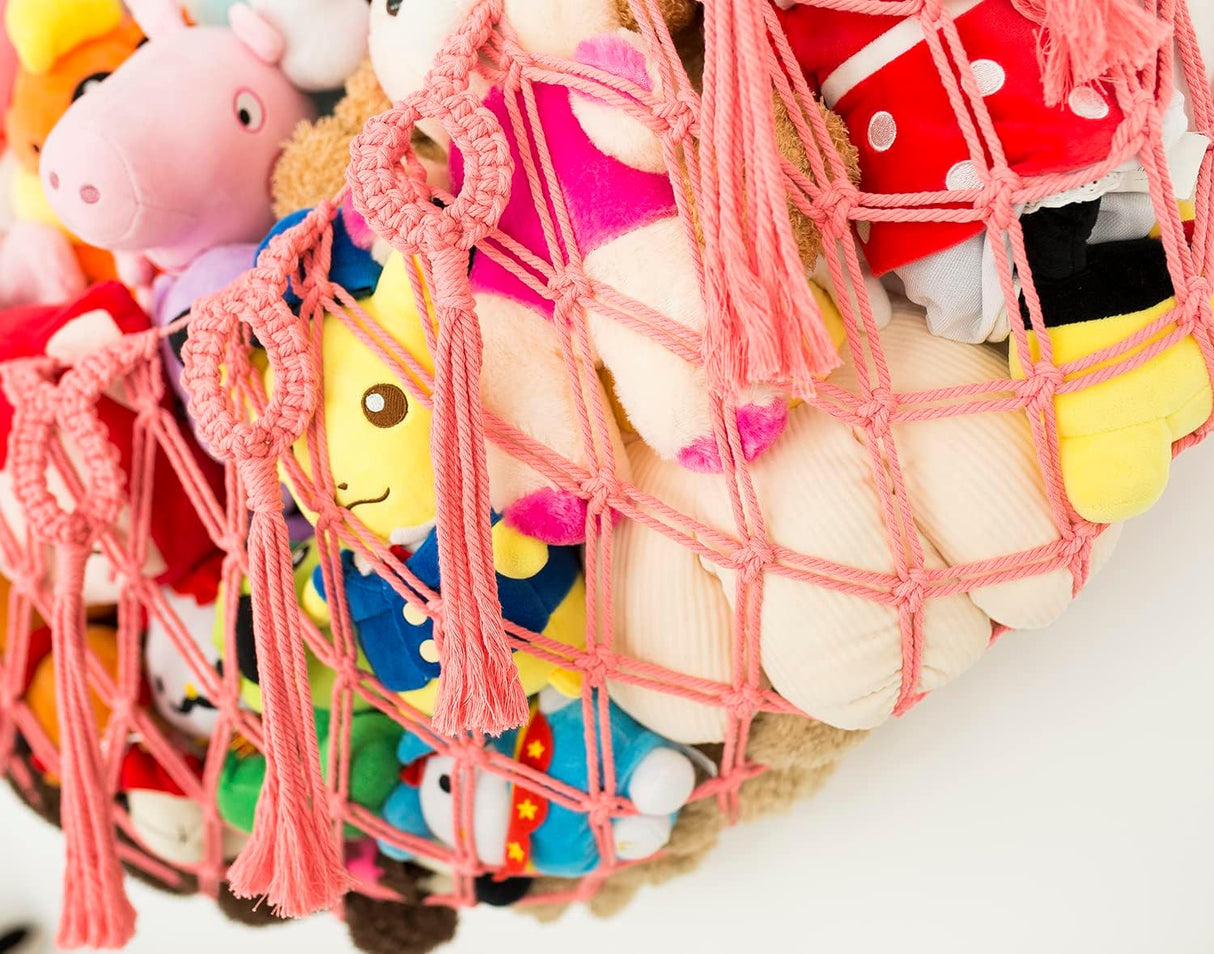 Hamaca de Juguetes Macramé, Marca: Handmade, Montaje en Pared