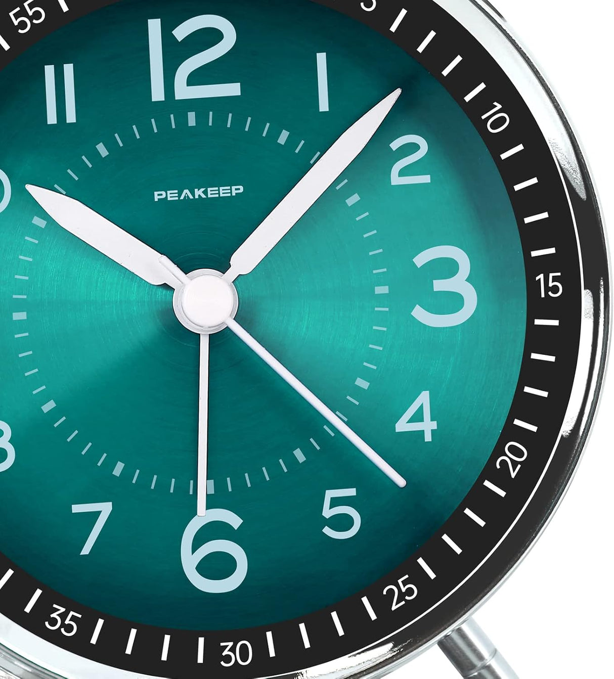 Reloj Despertador Metálico para Dormilones, Campanas Dobles