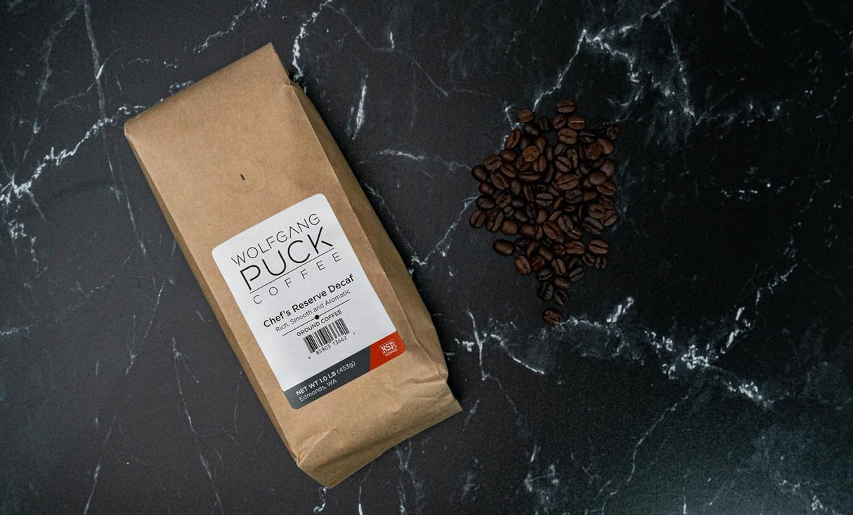 Café Decaf Molido Chef's Reserve de Wolfgang Puck, 1 lb.