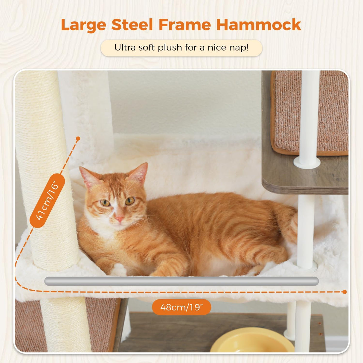 Árbol para Gatos Grande PAWZ Road, 74.8 con Estación de Comida