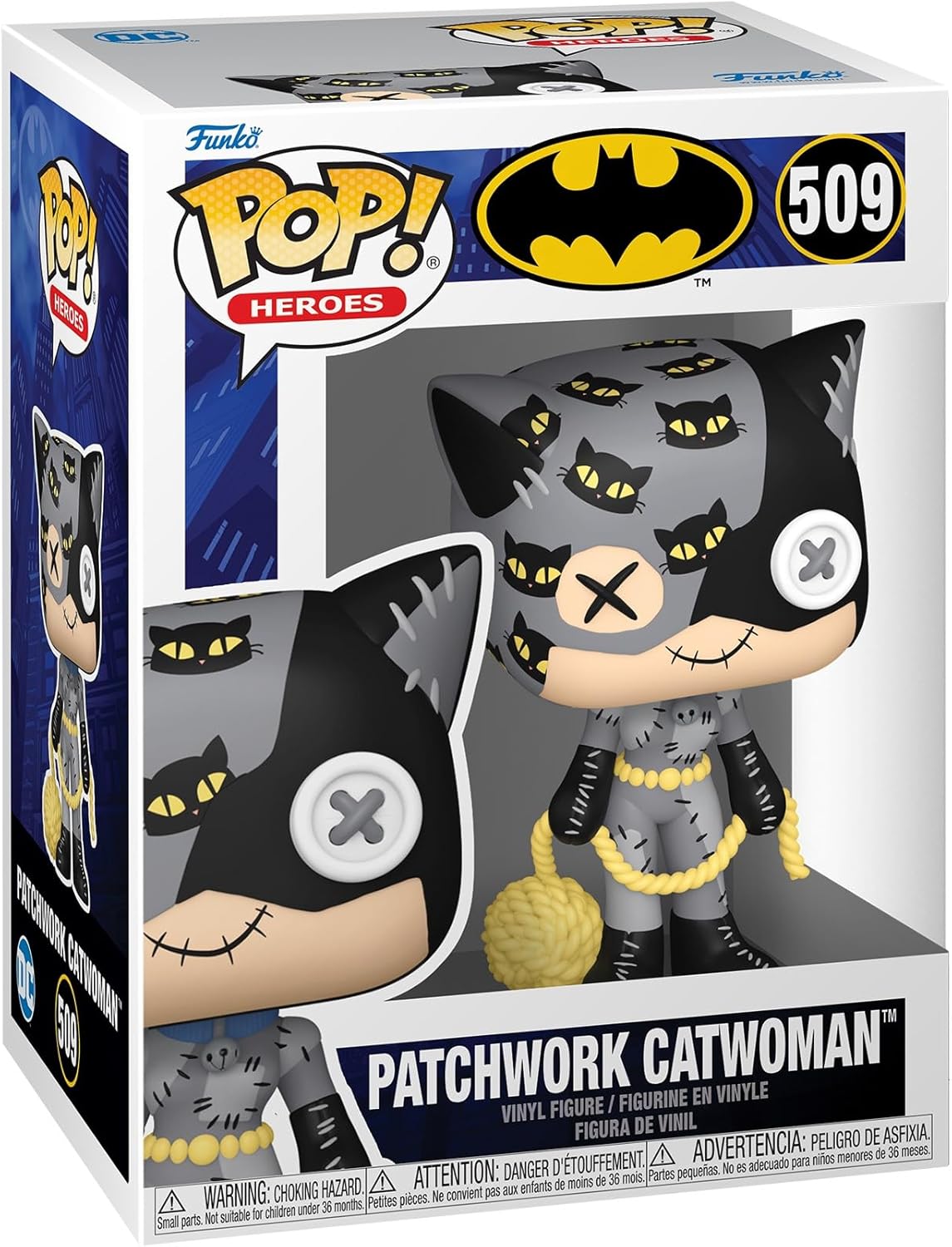 Figurita Funko Pop! Animación: Gata Patchwork, modelo Catwoman