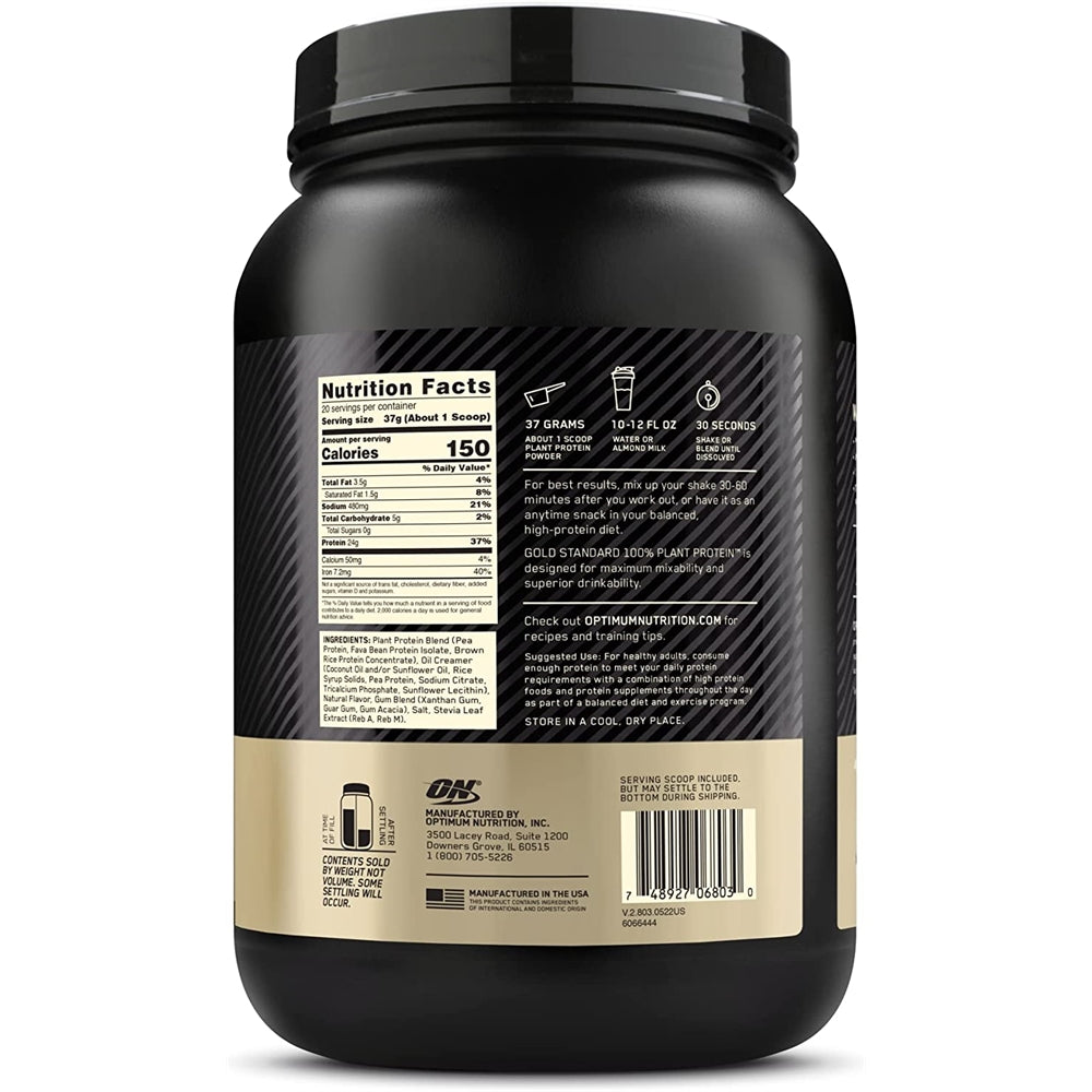 Suplemento proteína vegana para apoyo muscular 20 porciones