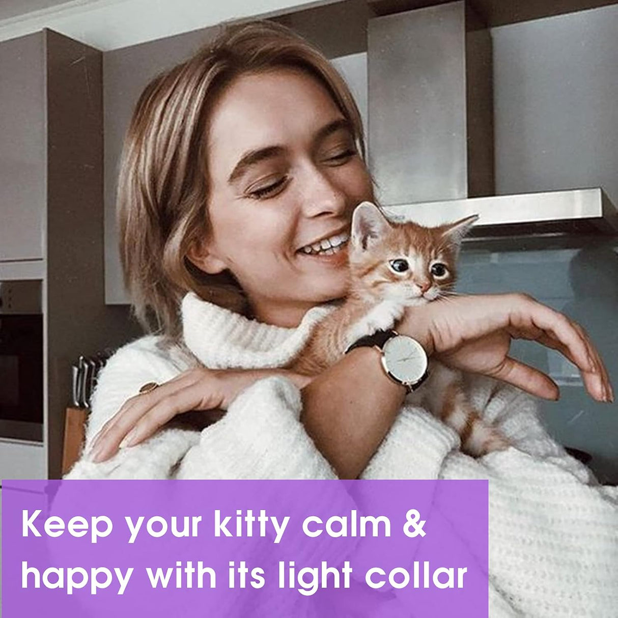 Paquete de 4 collares calmantes para gatos Rinetics