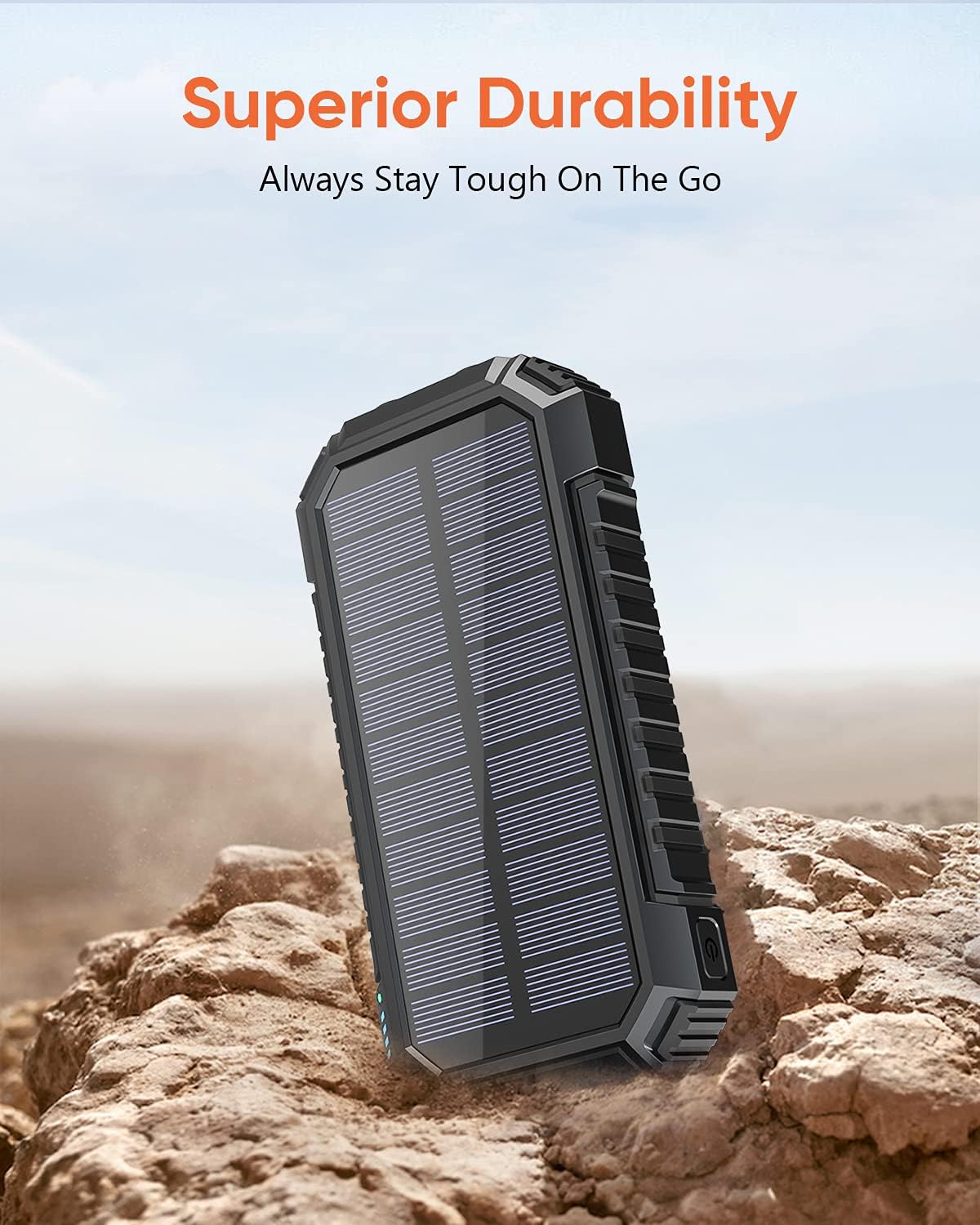 Cargador de energía solar para celular de 26800 mAh