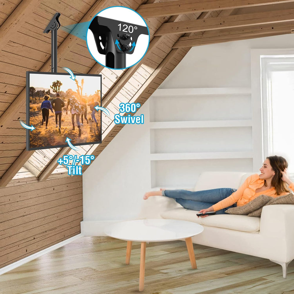 Soporte de Techo para TV MOUNTUP, Ajustable, MU0039