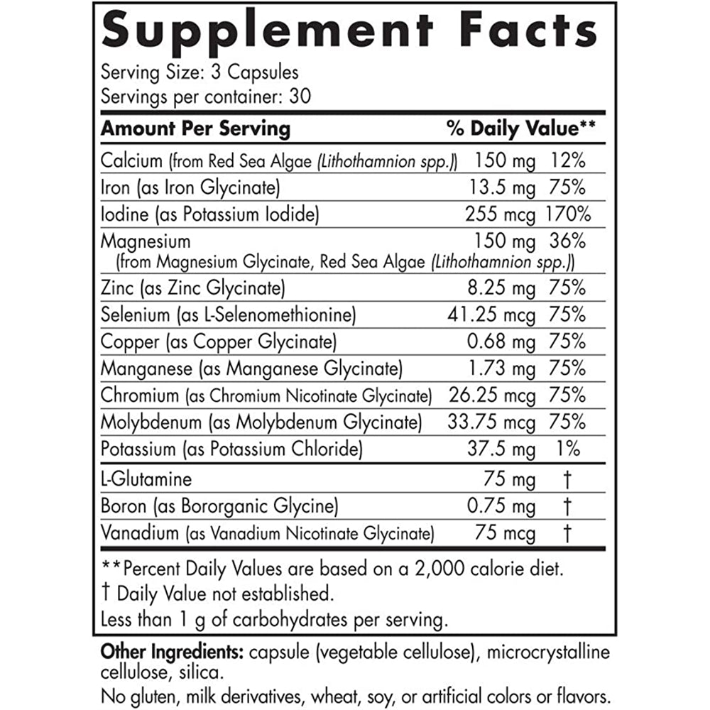 Suplementos Alimenticios Multiminerales sin sabor