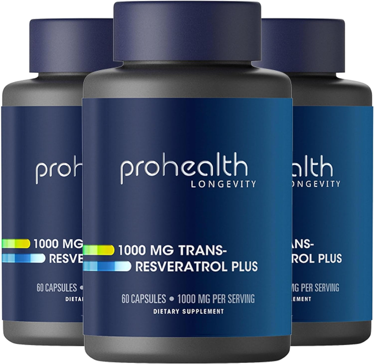 Suplemento ProHealth 1,000 mg de trans-resveratrol. 60 cap
