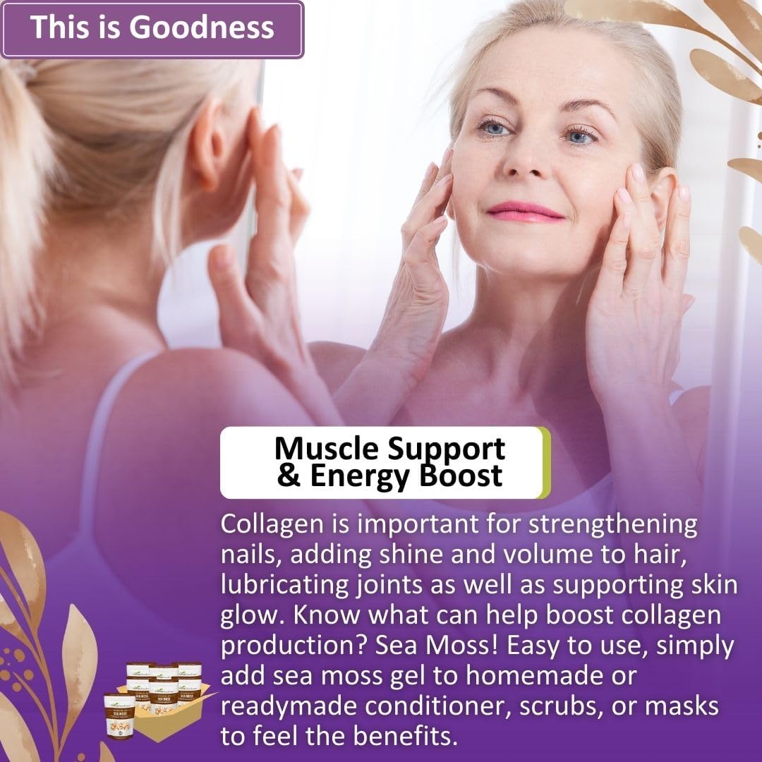 Gel de Musgo Marino Herbal Goodness 8oz - Digestión y Piel