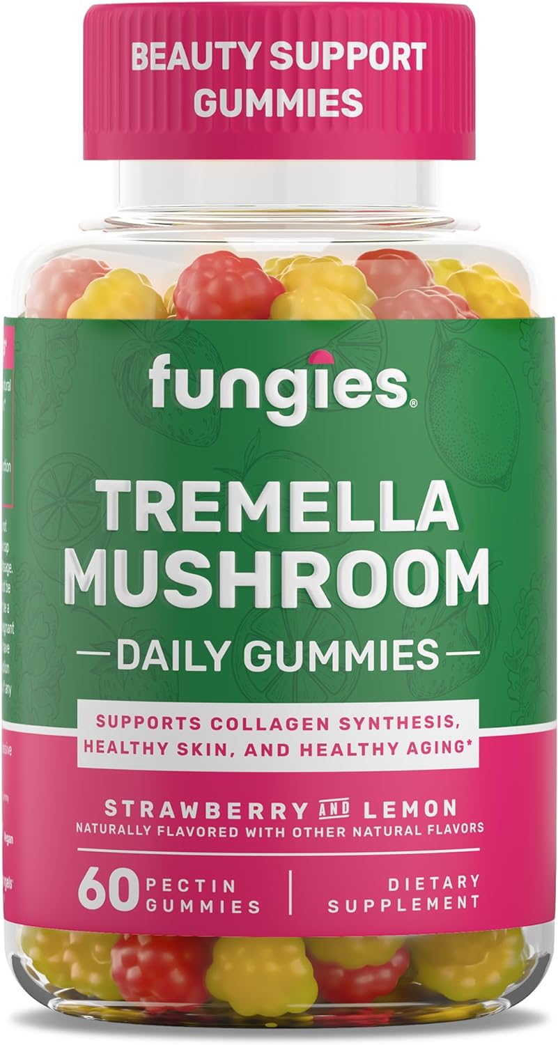 Suplemento Gomitas diarias de hongos colágeno de belleza 60u