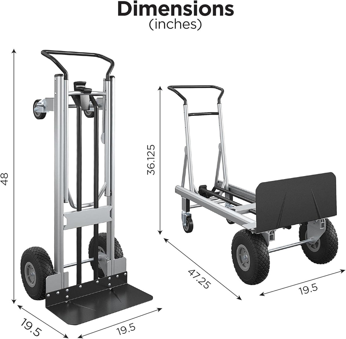 Carretilla 2 en 1 Cosco, uso comercial, modelo 12204ASB1E